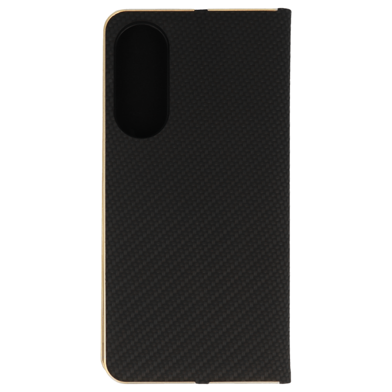 Θήκη Book Wonder Frame Carbon Case Samsung Galaxy S25 Edge 5G S937 Black