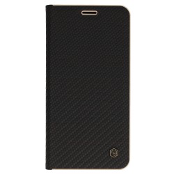 Θήκη Book Wonder Frame Carbon Case Samsung Galaxy S25 Edge 5G S937 Black