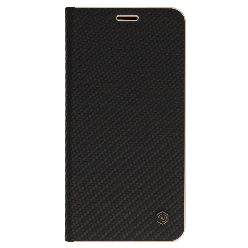 Θήκη Book Wonder Frame Carbon Case Samsung Galaxy S25 Edge 5G S937 Black