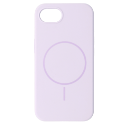 Θήκη Slim Silicone Mag Cover Case With Magsafe iPhone 16e (6.1") Purple