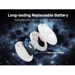 Lifemate/MiLi GPS Bluetooth LifeTag Tracker HD-P16-3 Android White Lifemate/MiLi GPS Bluetooth LifeTag Tracker HD-P16-3 Android White