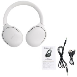 Ακουστικά Blavec Over-Ear Bluetooth Headphones BO-12 Bass Master ANC White Ακουστικά Blavec Over-Ear Bluetooth Headphones BO-12 Bass Master ANC White