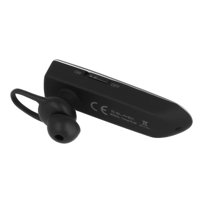 Ακουστικό Bluetooth Blavec Bluetooth Headset Travel PL55 (BHPL55-B) Black