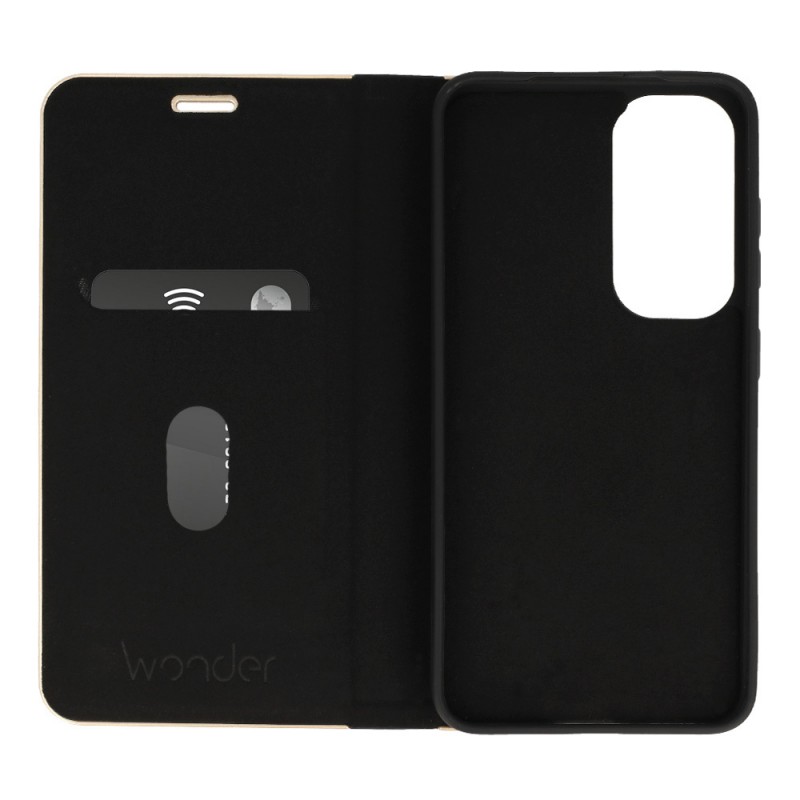 Θήκη Book Wonder Frame Samsung Galaxy S25 FE 5G S731 Black