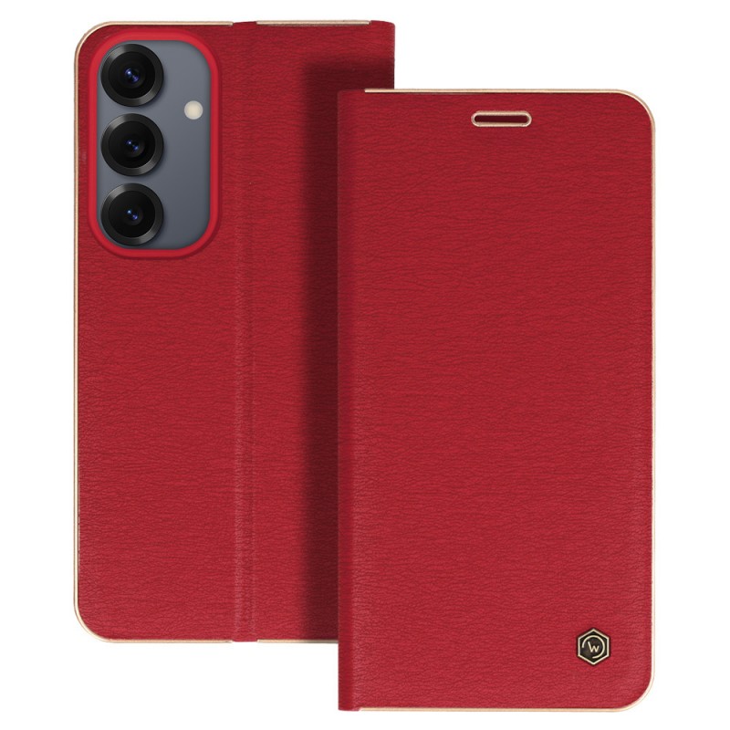 Θήκη Book Wonder Frame Samsung Galaxy A26 5G SM-A266E / A17 4G SM-A176F / A17 5G SM-A176B Red