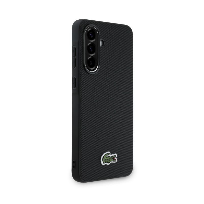 Θηκη Lacoste Iconic Petit Pique Woven Logo MagSafe Case Samsung Galaxy A56 SM-A566 / A36 SM-A366 5G Black
