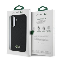 Θηκη Lacoste Iconic Petit Pique Woven Logo MagSafe Case Samsung Galaxy A56 SM-A566 / A36 SM-A366 5G Black