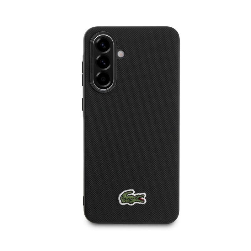 Θηκη Lacoste Iconic Petit Pique Woven Logo MagSafe Case Samsung Galaxy A56 SM-A566 / A36 SM-A366 5G Black