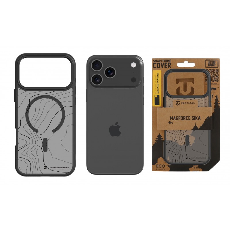 Θήκη Tactical MagForce Hyperstealth Sika Cover For iPhone 17 Pro Max (6.9") Asphalt