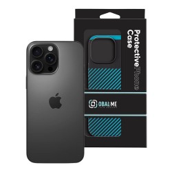 Θήκη OBAL:ME Flossy Stripes Cover Case Apple iPhone 16 Pro Max (6.9") Black/Teal