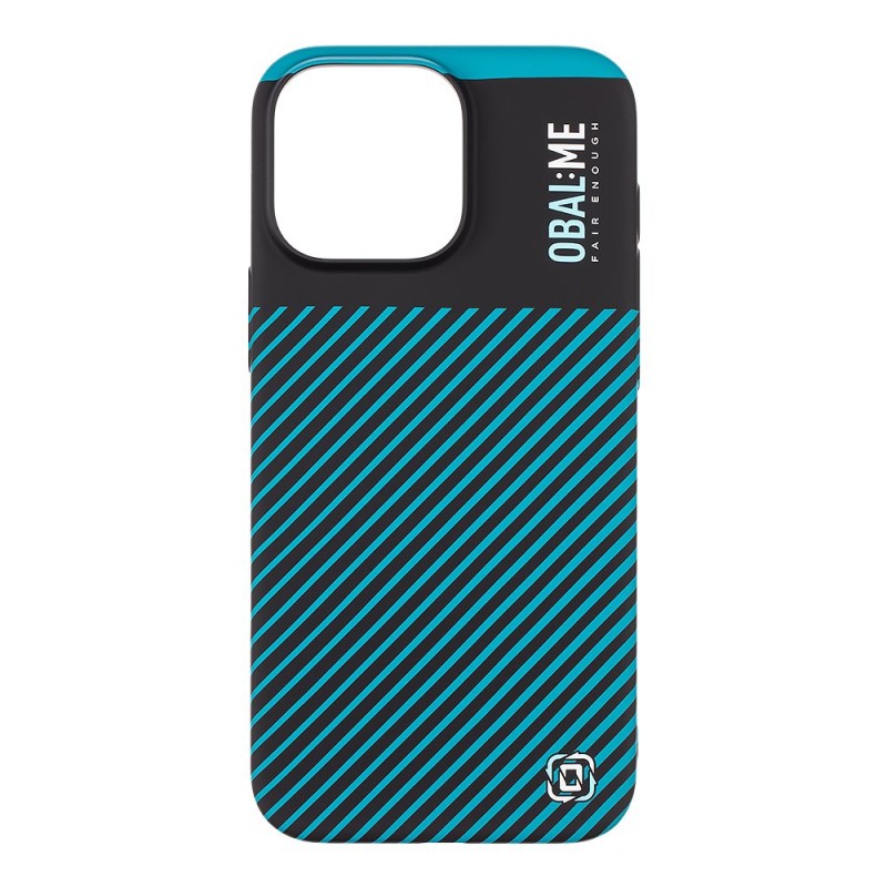 Θήκη OBAL:ME Flossy Stripes Cover Case Apple iPhone 16 Pro Max (6.9") Black/Teal