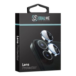 Γυαλί Προστασίας OBAL:ME Camera Lens with Metal Ring  and Positioning Plate  Samsung Galaxy S24 Ultra 5G SM-S928 Tempered Glass 9H AntiCrash / AntiShock Titanium Black
