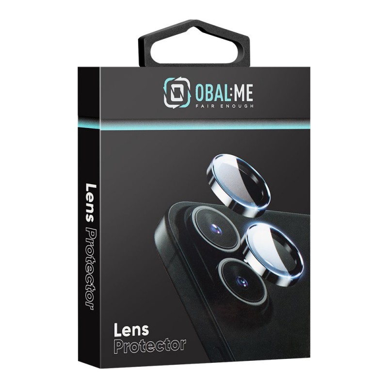 Γυαλί Προστασίας OBAL:ME Camera Lens with Metal Ring  and Positioning Plate  Samsung Galaxy S24 Ultra 5G SM-S928 Tempered Glass 9H AntiCrash / AntiShock Titanium Black