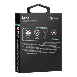 Γυαλί Προστασίας OBAL:ME Camera Lens with Metal Ring  and Positioning Plate  Samsung Galaxy S24 Ultra 5G SM-S928 Tempered Glass 9H AntiCrash / AntiShock Titanium Black