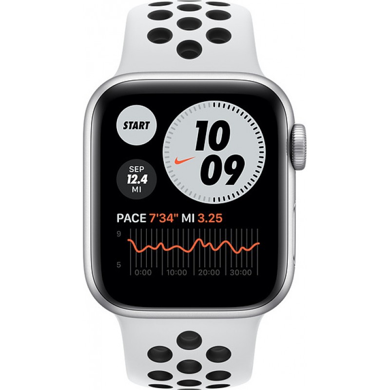 Apple Watch SE Nike Aluminium 40mm White Μεταχειρισμένο με 22 μήνες Εγγύηση