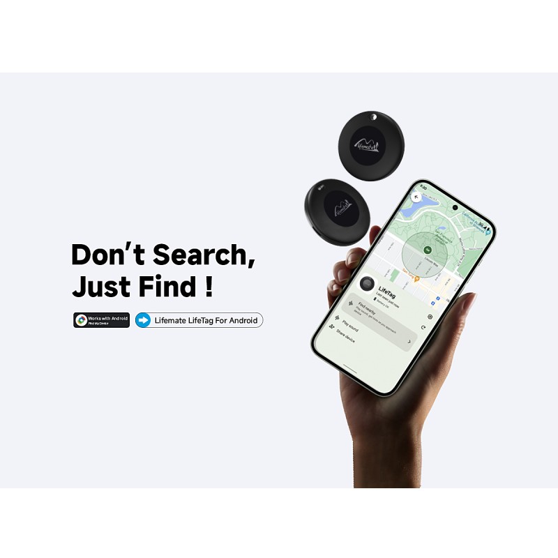Lifemate/MiLi GPS Bluetooth LifeTag Tracker HD-P16-3 Android Black Lifemate/MiLi GPS Bluetooth LifeTag Tracker HD-P16-3 Android Black
