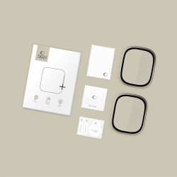 Γυαλί Προστασίας Tech-Protect Glass Fit+ Apple Watch Ultra 1 / 2 / 3 (49 MM) Tempered Glass 9H AntiCrash / AntiShock (2τμχ) Titanium