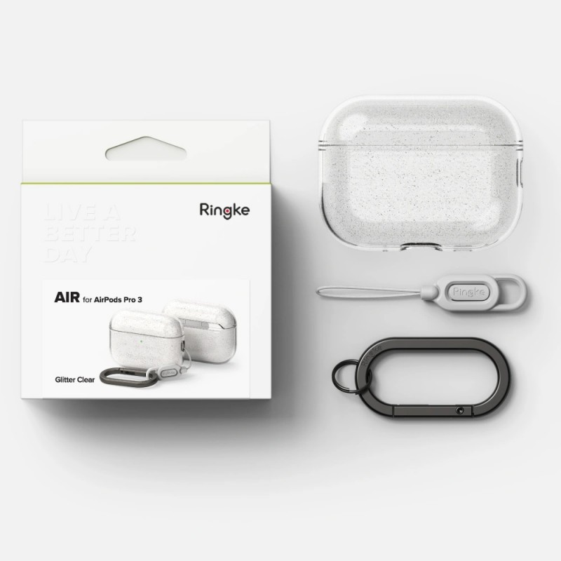 Θήκη Ringke Air Apple Airpods Pro 3 Glitter Clear