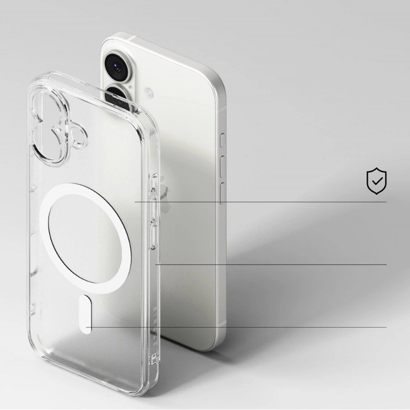 Θήκη Ringke Fusion Magnetic Magsafe For iPhone 17 (6.3") Matte Clear