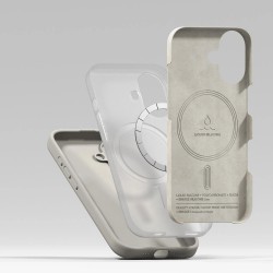 Θήκη Ringke Silicone Magnetic Magsafe For iPhone 17 (6.3") Beige