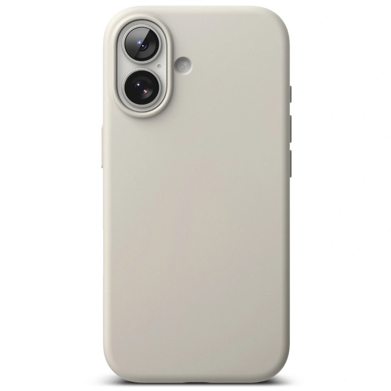 Θήκη Ringke Silicone Magnetic Magsafe For iPhone 17 (6.3") Beige