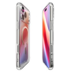 Θήκη Spigen Ultra Hybrid Mag Magsafe Case For iPhone 17 Pro (6.3") Clear/Gold