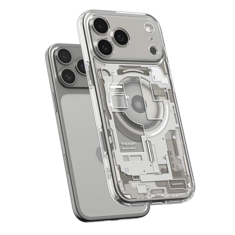 Θήκη Spigen Ultra Hybrid Mag Magsafe Cover For iPhone 17 Pro Max (6.9") Zero One Natural Titanium