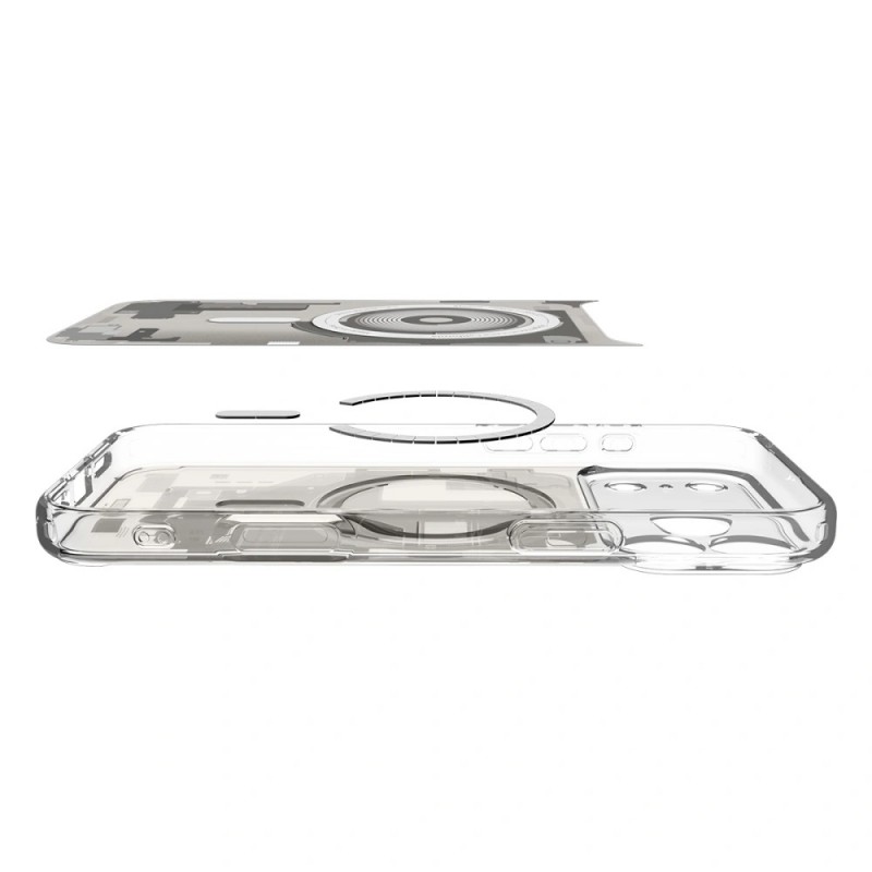 Θήκη Spigen Ultra Hybrid Mag Magsafe Cover For iPhone 17 Pro Max (6.9") Zero One Natural Titanium