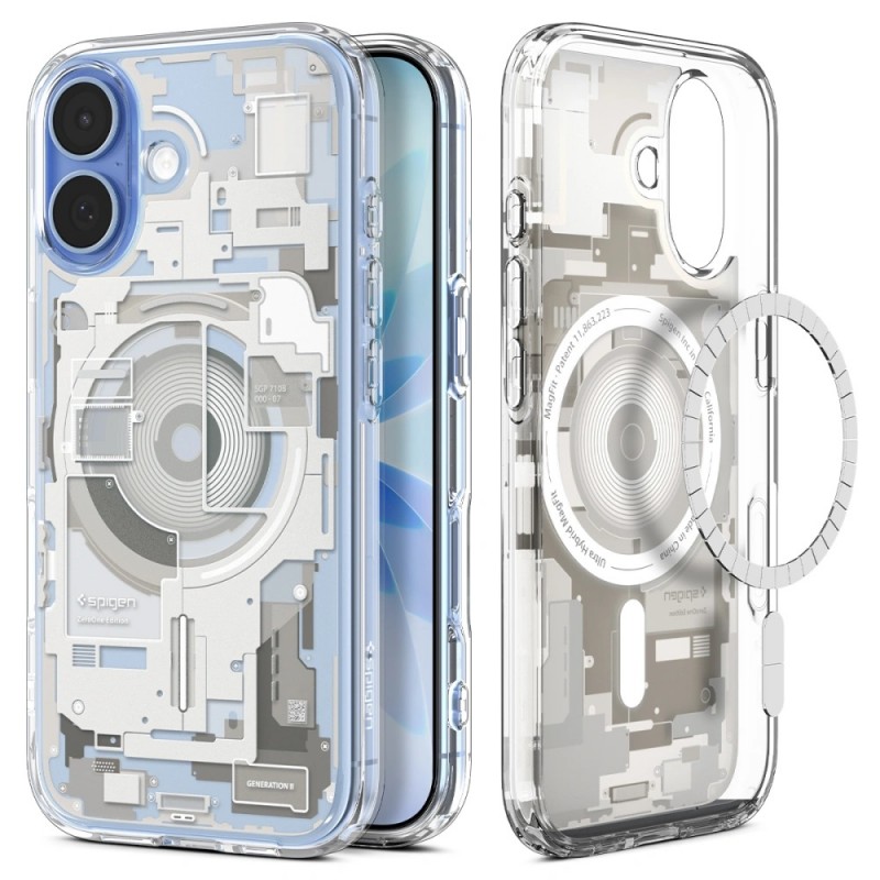 Θήκη Spigen Ultra Hybrid Mag Magsafe Cover For iPhone 17 Pro (6.3") Zero One Natural Titanium