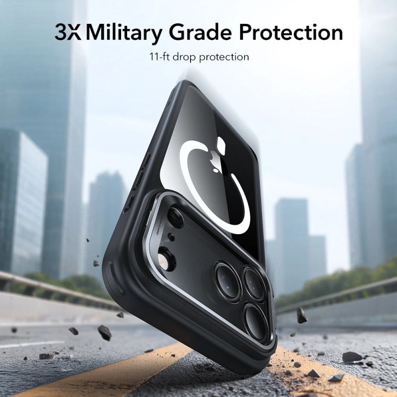 Θήκη ESR Classic Hybrid Kickstand Magsafe Cover For iPhone 17 Pro Max (6.9") Clear/Black