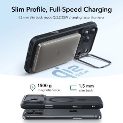 Θήκη ESR Classic Hybrid Kickstand Magsafe Cover For iPhone 17 Pro Max (6.9") Clear/Black