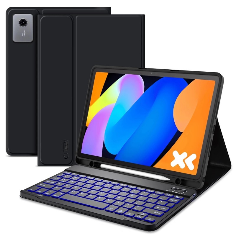 Θήκη Tech-Protect Πληκτρολογίου/ Υποδοχή Γραφίδας & Keyboard with TouchPad Lenovo Idea Tab 11" TB-336 Black