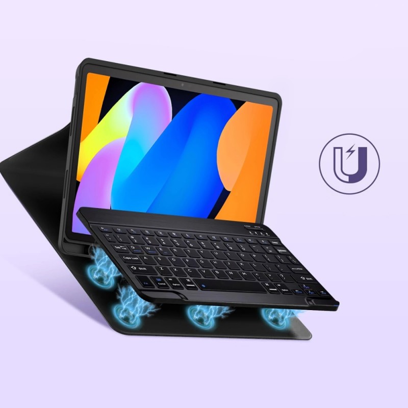 Θήκη Tech-Protect Πληκτρολογίου/ Υποδοχή Γραφίδας & Keyboard with TouchPad Lenovo Idea Tab 11" TB-336 Black