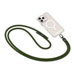  Λουράκι Λαιμού στήριξης Θήκης Neck Strap Tech-Protect C7S Rope Crossbody Strap Hunter Green/Black