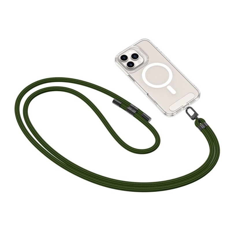  Λουράκι Λαιμού στήριξης Θήκης Neck Strap Tech-Protect C7S Rope Crossbody Strap Hunter Green/Black