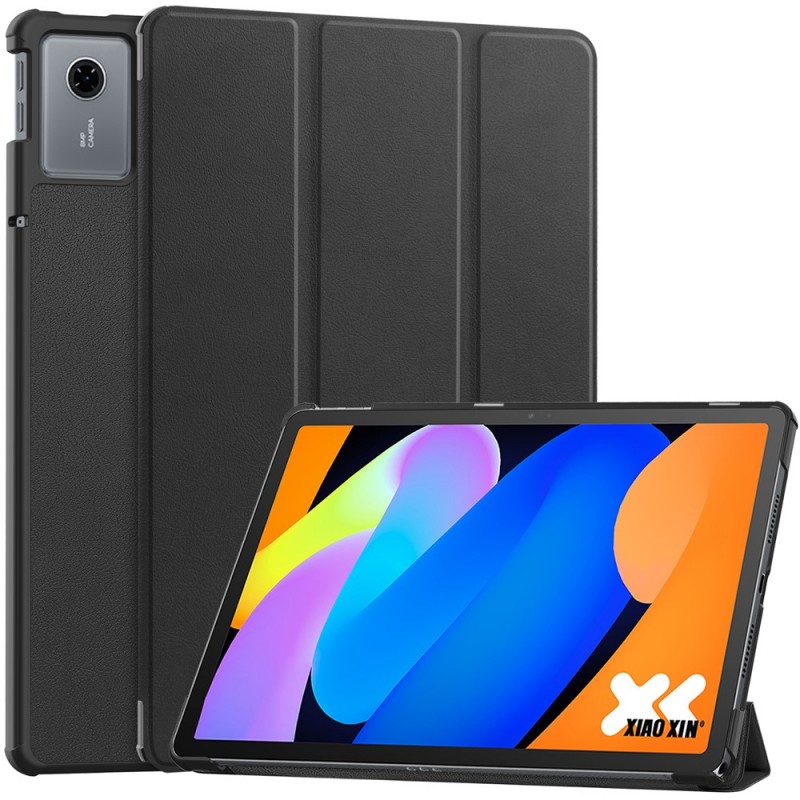 Θήκη Custer Texture 3-Fold Holder Leather Smart Case Lenovo Idea Tab / Tab K11 Gen 2 11"  Black