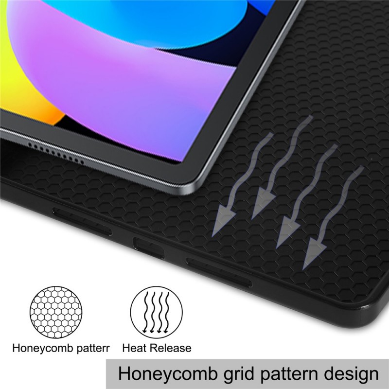 Θήκη Custer Texture 3-Fold Holder Leather Smart Case Lenovo Idea Tab / Tab K11 Gen 2 11"  Black