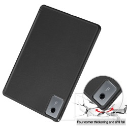 Θήκη Custer Texture 3-Fold Holder Leather Smart Case Lenovo Idea Tab / Tab K11 Gen 2 11"  Black