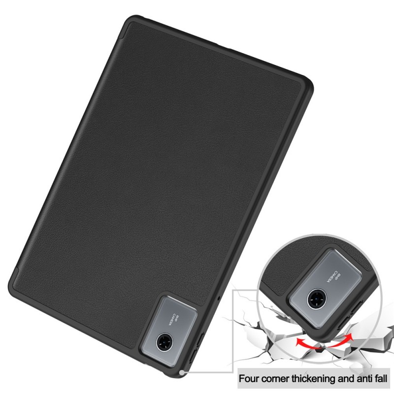 Θήκη Custer Texture 3-Fold Holder Leather Smart Case Lenovo Idea Tab / Tab K11 Gen 2 11"  Black