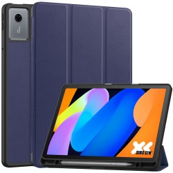 Θήκη Custer Texture 3-Fold Holder Leather Smart Case Lenovo Idea Tab / Tab K11 Gen 2 11"  Blue