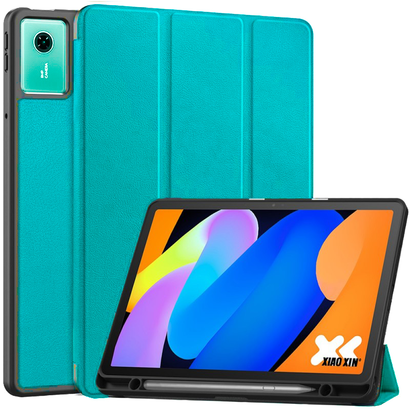 Θήκη Custer Texture 3-Fold Holder Leather Smart Case Lenovo Idea Tab / Tab K11 Gen 2 11"  Blue