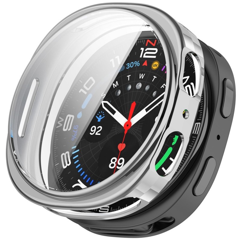 Θήκη TPU Full Cover Case Samsung Galaxy Watch 8 (44mm) Silver