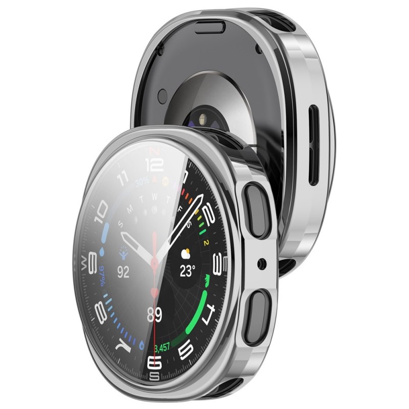 Θήκη TPU Full Cover Case Samsung Galaxy Watch 8 (44mm) Silver