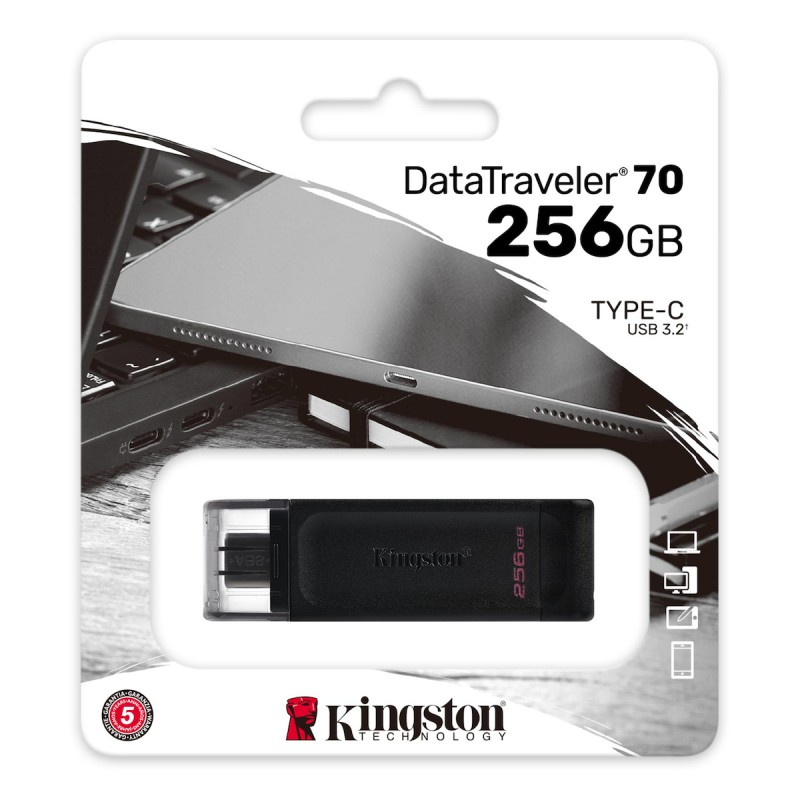 Kingston DataTraveler Max 256GB USB-C 3.2 Stick (DT70/256GB)