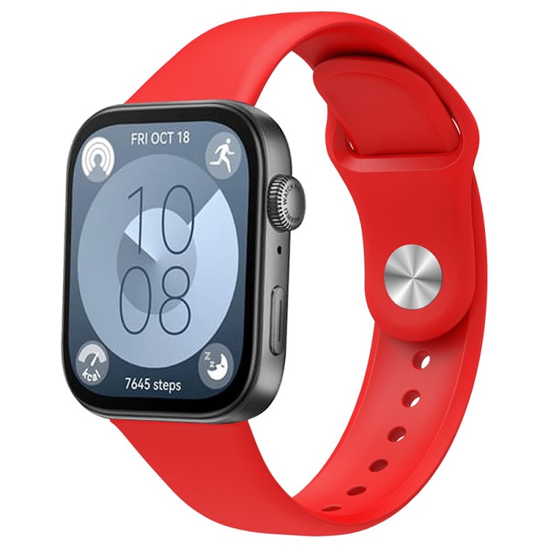 Ανταλλακτικό λουράκι QuickFit Huawei Watch Fit 3 / 4 / 4 Pro Silicone Red