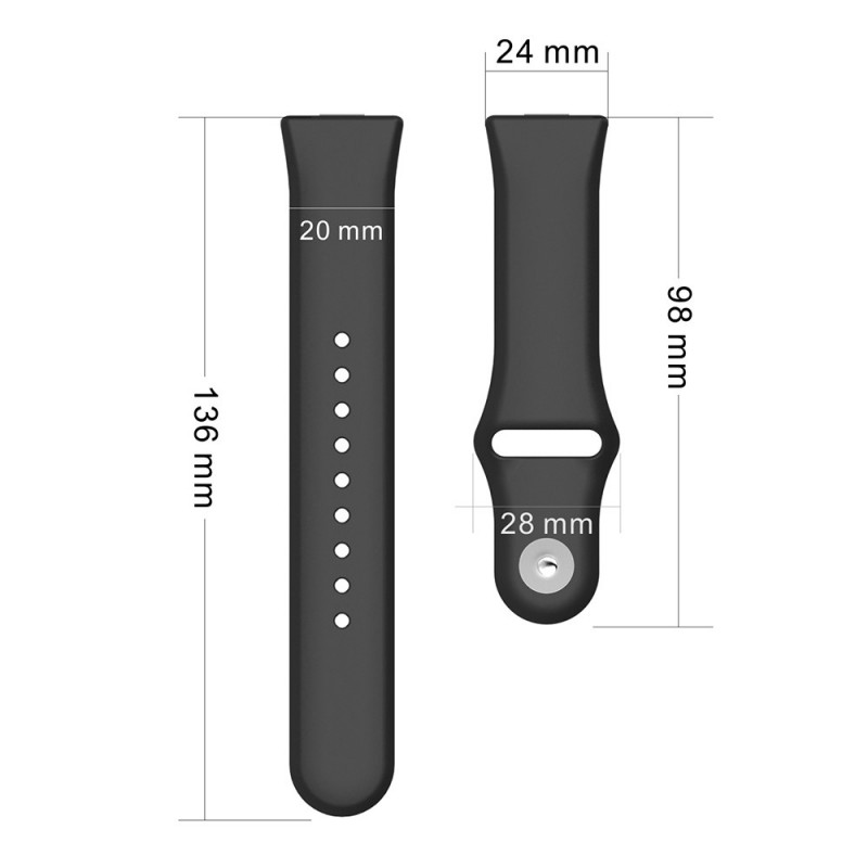 Ανταλλακτικό λουράκι QuickFit Huawei Watch Fit 3 / 4 / 4 Pro Silicone Red