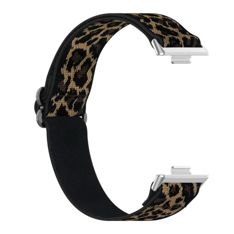 Ανταλλακτικό λουράκι Nylon Watch Band Huawei Watch Fit 3 / 4 / 4 Pro Leopard Print