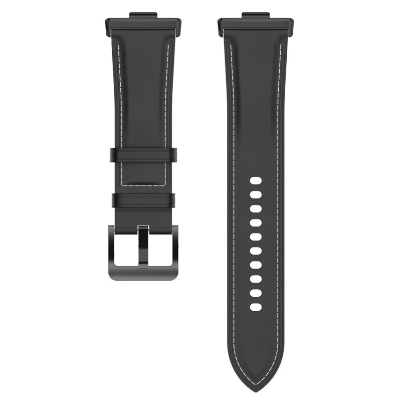 Ανταλλακτικό λουράκι Leather Watch Band Huawei Watch Fit 3 / 4 / 4 Pro Black