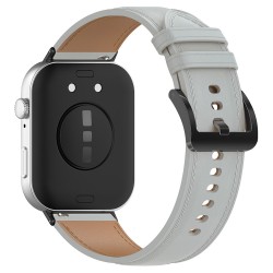 Ανταλλακτικό λουράκι Leather Watch Band Huawei Watch Fit 3 / 4 / 4 Pro Grey