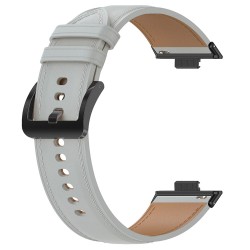 Ανταλλακτικό λουράκι Leather Watch Band Huawei Watch Fit 3 / 4 / 4 Pro Grey